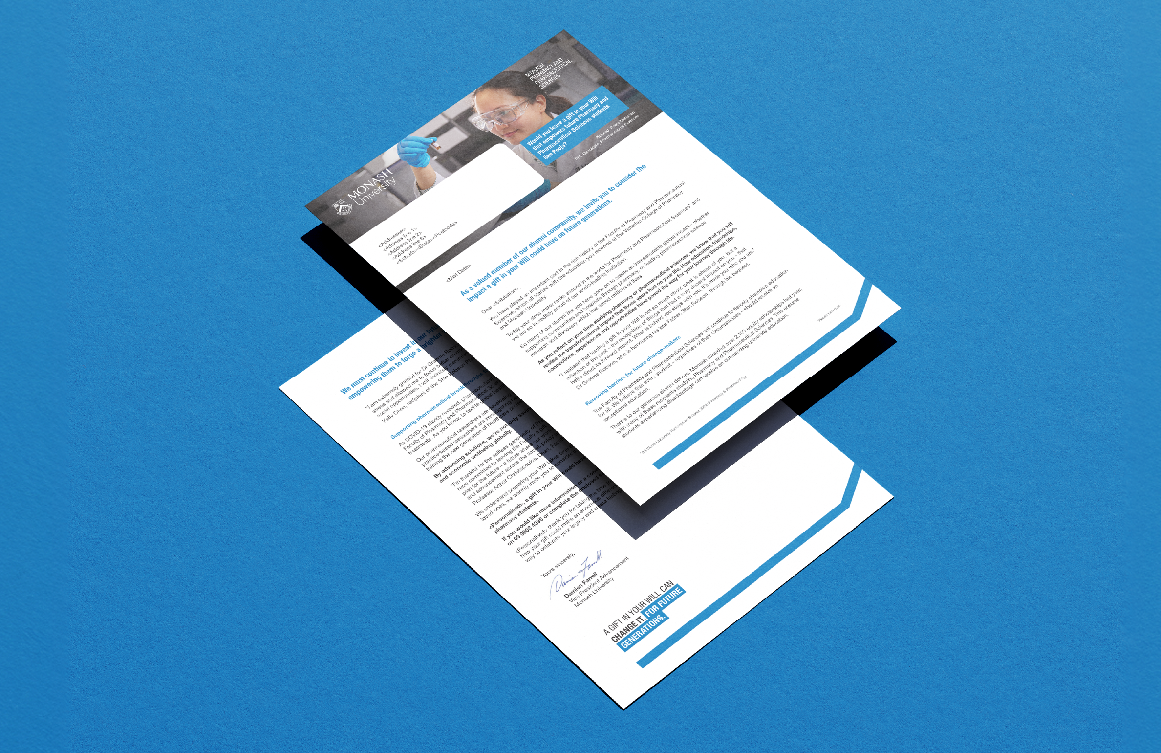 Unlocking legacy giving for Monash Pharmacy Gallery Image Wide